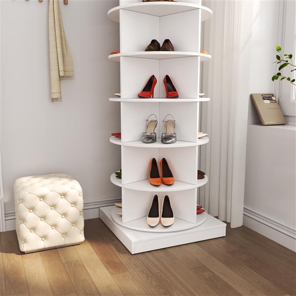 360 Rotating Shoe Cabinet 6 Floors - Lumina shop
