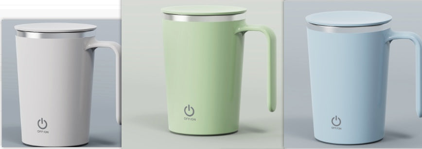 Kitchen Electric Mixing Cup Stirring Coffee Cup Automatic Mixing Mugs Cup Lazy Rotating Magnetic Water Cup - Lumina shop