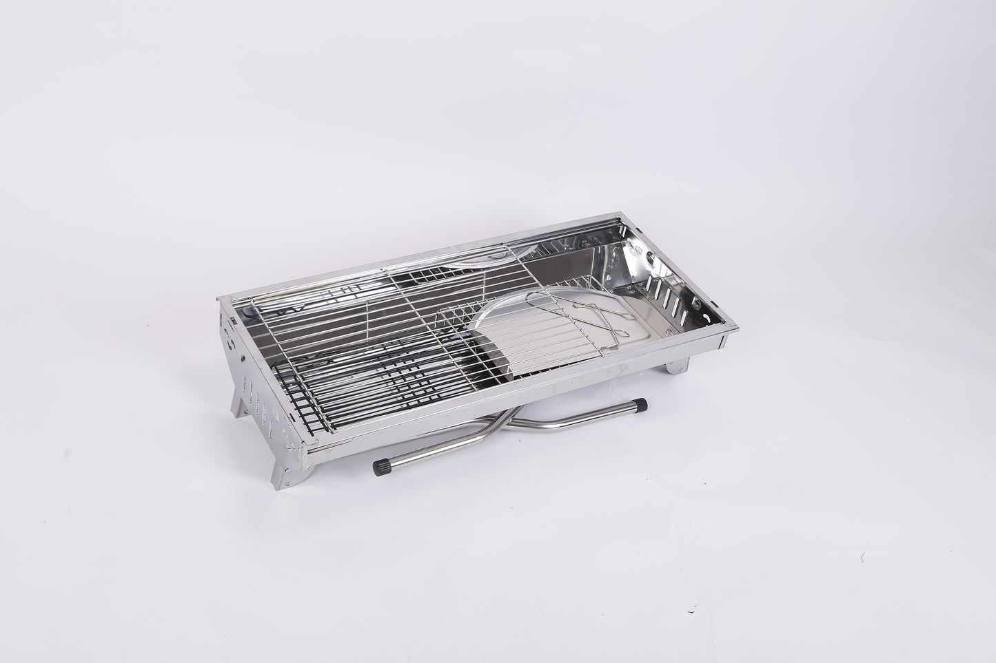 Foldable BBQ Grill – Portable Stainless Steel Charcoal Barbecue for Camping,Picnic & Outdoor Cooking | Luminashop