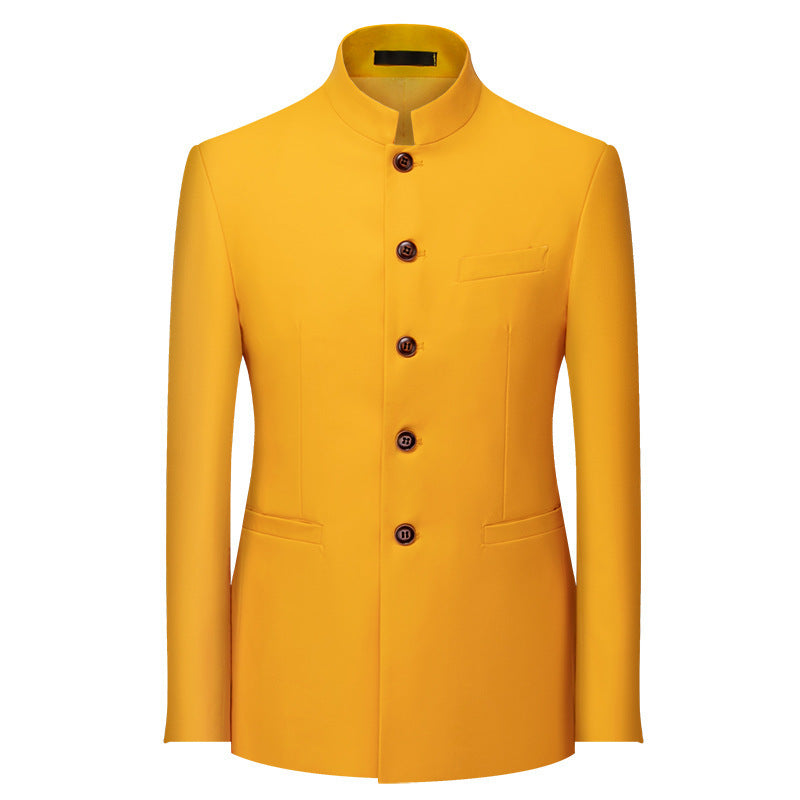 Men's Retro Business Casual Plus Size Small Suit Jacket - Lumina shop