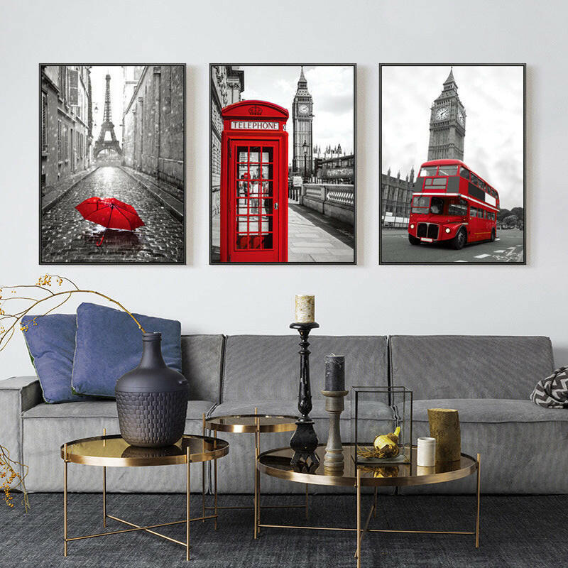 London Street Architectural Decoration Painting - Lumina shop