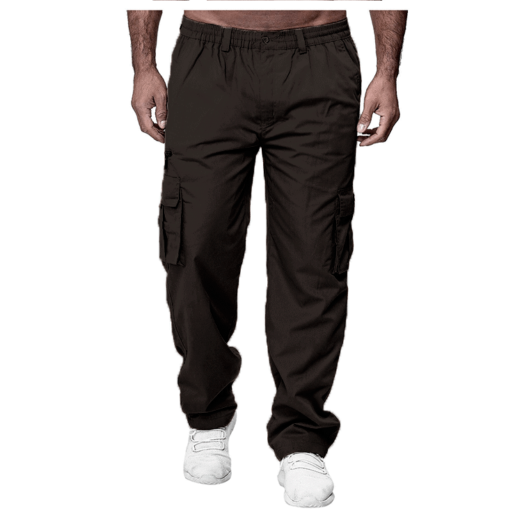 Men's Cargo Pants - Casual Multi-pocket Loose Straight Design - My Store