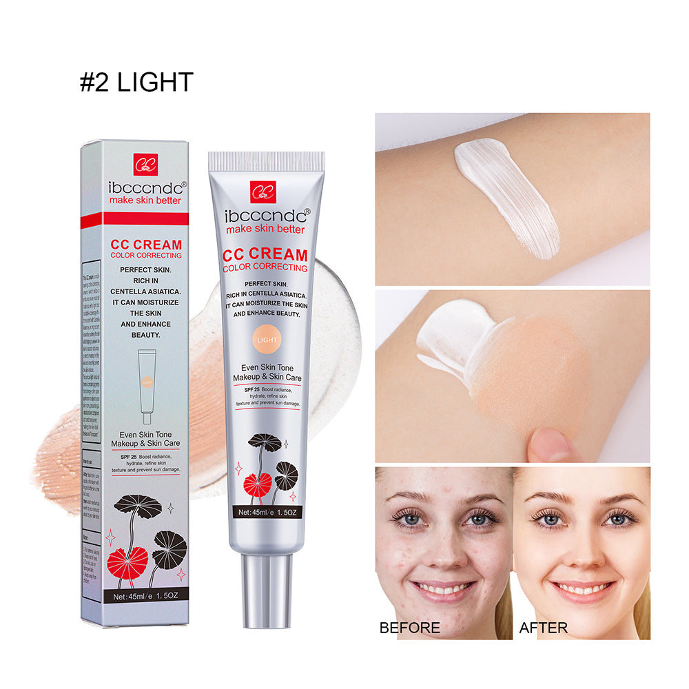 Moisturizing Correcting CC Cream Waterproof Anti-sweat Makeup Before Concealer Lasting Protect Skin Erborian - My Store