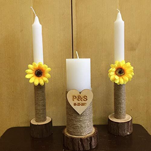 Wooden Wedding Candle Holders - Lumina shop