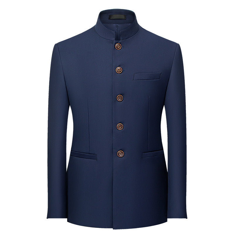 Men's Retro Business Casual Plus Size Small Suit Jacket - Lumina shop