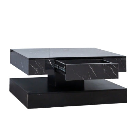 6.93IN High LED Coffee Table,Modern Coffee Table For Large Living Room Furniture,LED Lights - Lumina shop