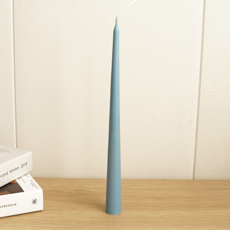 Large And Small Head Long Rod Wax Candle Light Dinner Candle Making Plastic Mold - Lumina shop