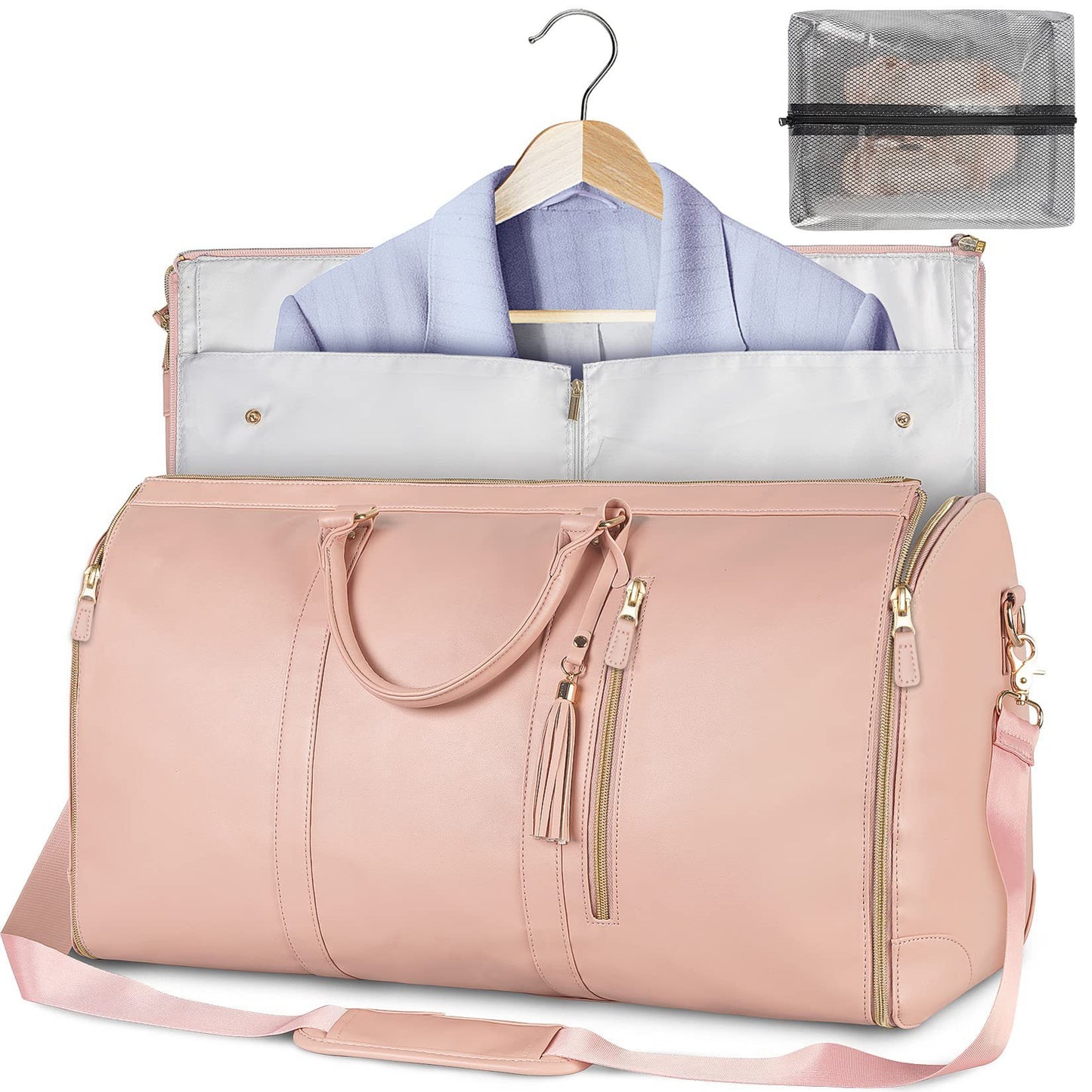 Large Capacity Travel Duffle Bag Women's Handbag Folding Suit Bag Waterproof Clothes Totes - My Store