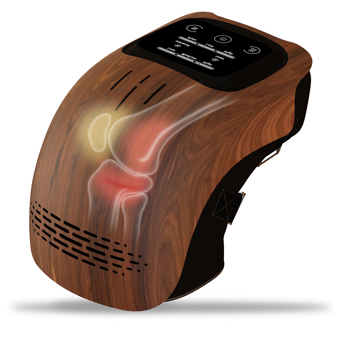 Intelligent Home Use Electric Heating Rechargeable Pain Relief Infrared Laser Vibration Knee Massager