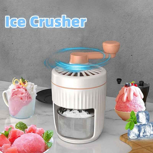 Hand-cranked Ice Crusher Hand-cranked Smoothie Machine Hail Ice Machine Kitchen Gadgets