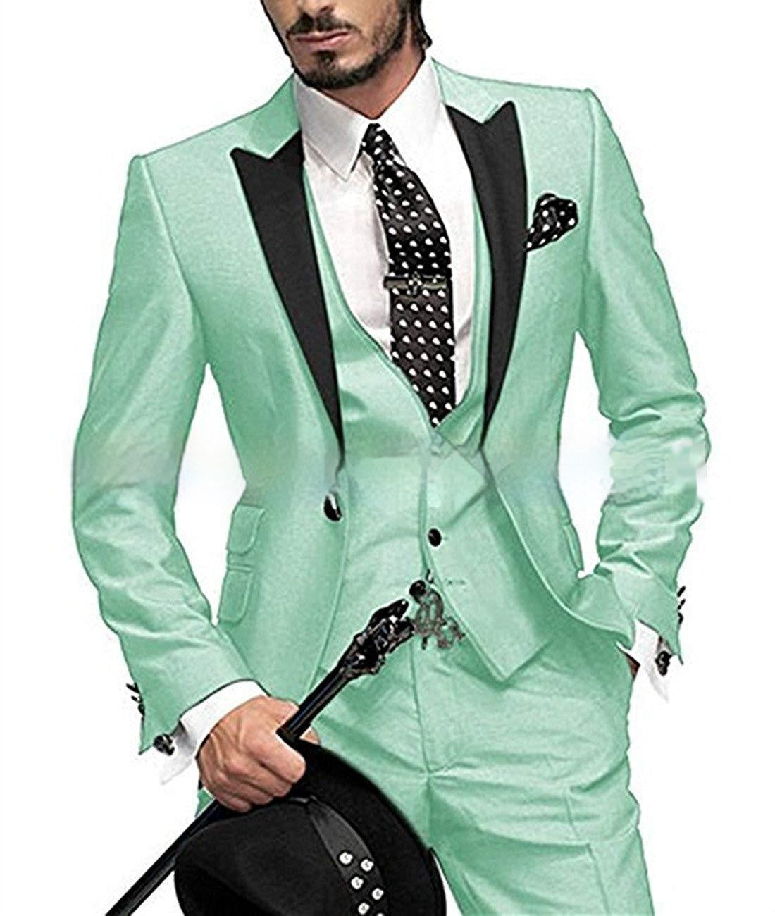 Black Collar Color Blocked Three Piece Set - Lumina shop