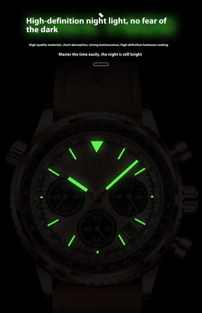 Men's Multifunctional Fashionable Waterproof Night Light Watch – Durable, Stylish & Built for Every Moment | Luminashop