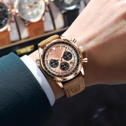 Men's Multifunctional Fashionable Waterproof Night Light Watch - Lumina shop