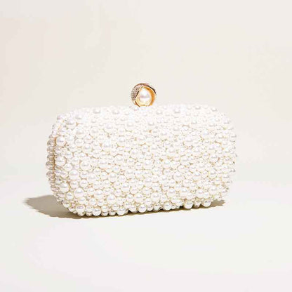 Women's Fashion Clutch Pearl Dinner Bag