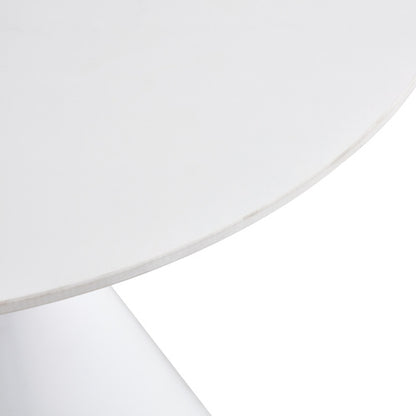 White Coffee Table, Simple Modern Negotiation Table, Balcony Dining Table - Lumina shop