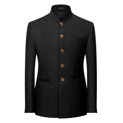 Men's Retro Business Casual Plus Size Small Suit Jacket - Lumina shop