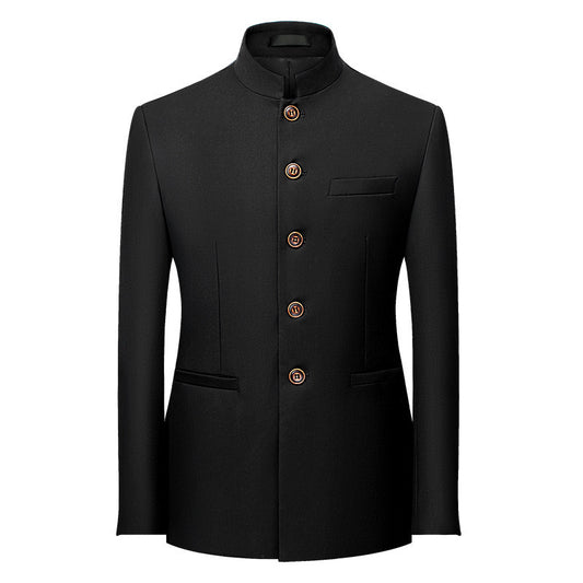Men's Retro Business Casual Plus Size Small Suit Jacket - Lumina shop