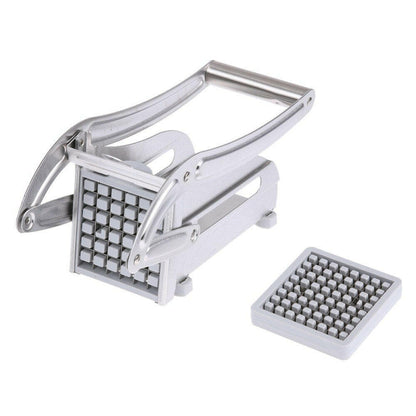 kitchen gadgets 2 Blades Potato Cutter Chopper Stainless French Fries Slicer for kitchen cortador de vegetales Home Kitchen Tool - Lumina shop