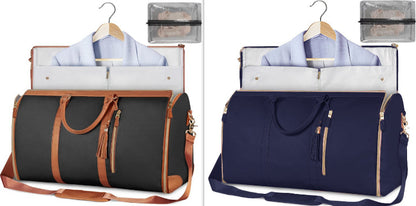 Large Capacity Travel Duffle Bag Women's Handbag Folding Suit Bag Waterproof Clothes Totes - My Store