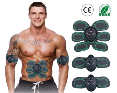 Smart Rechargeable Abdominal Patch – EMS Muscle Stimulator for Abs Toning & Fat Burning Fitness Training | Luminashop