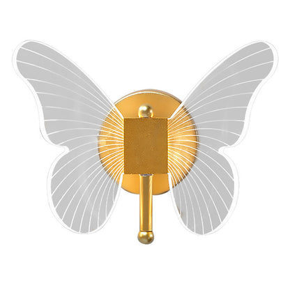 Butterfly Wall Lamp Light Luxury Bedside Warm Decoration - Lumina shop