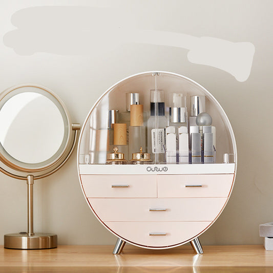 Net Celebrity Creative Cosmetics Drawer Type Desktop Dustproof Lipstick Mask Dressing Table Skin Care Product Rack - Lumina shop