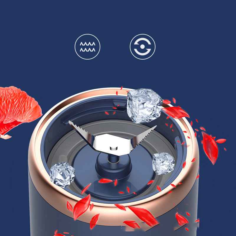 6blade Portable USB Charging Fruit Squeezer Blender Food Mixer Ice Crusher Portable Juicer Machine