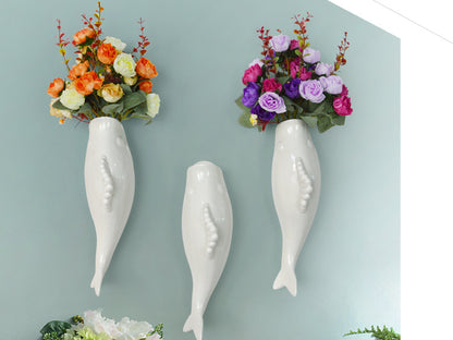 Simple Modern Creative Ceramic Goldfish Wall Decor Hanging - My Store