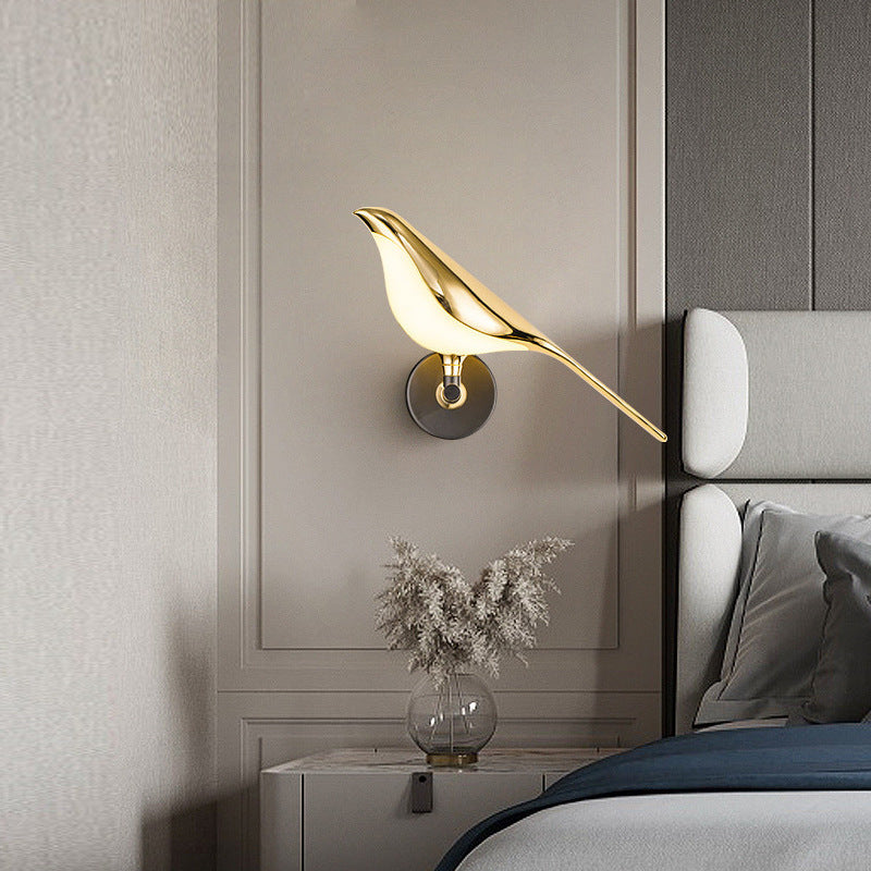 Modern Simplicity LED Wall Lamp Magpie Bird Model Light Sconce Light Indoor - Lumina shop