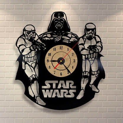Fashion Creative Cat Vinyl Record Wall Clock Decoration Room Ultra Quiet Quartz Wall Clock - Lumina shop