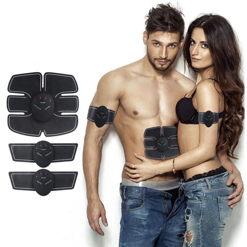Smart Rechargeable Abdominal Patch – EMS Muscle Stimulator for Abs Toning & Fat Burning Fitness Training | Luminashop