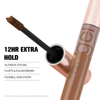 PHOFAY Tinted Eyebrow Gel – Long-Lasting, Smudge-Proof Brow Color for Natural Definition | Luminashop