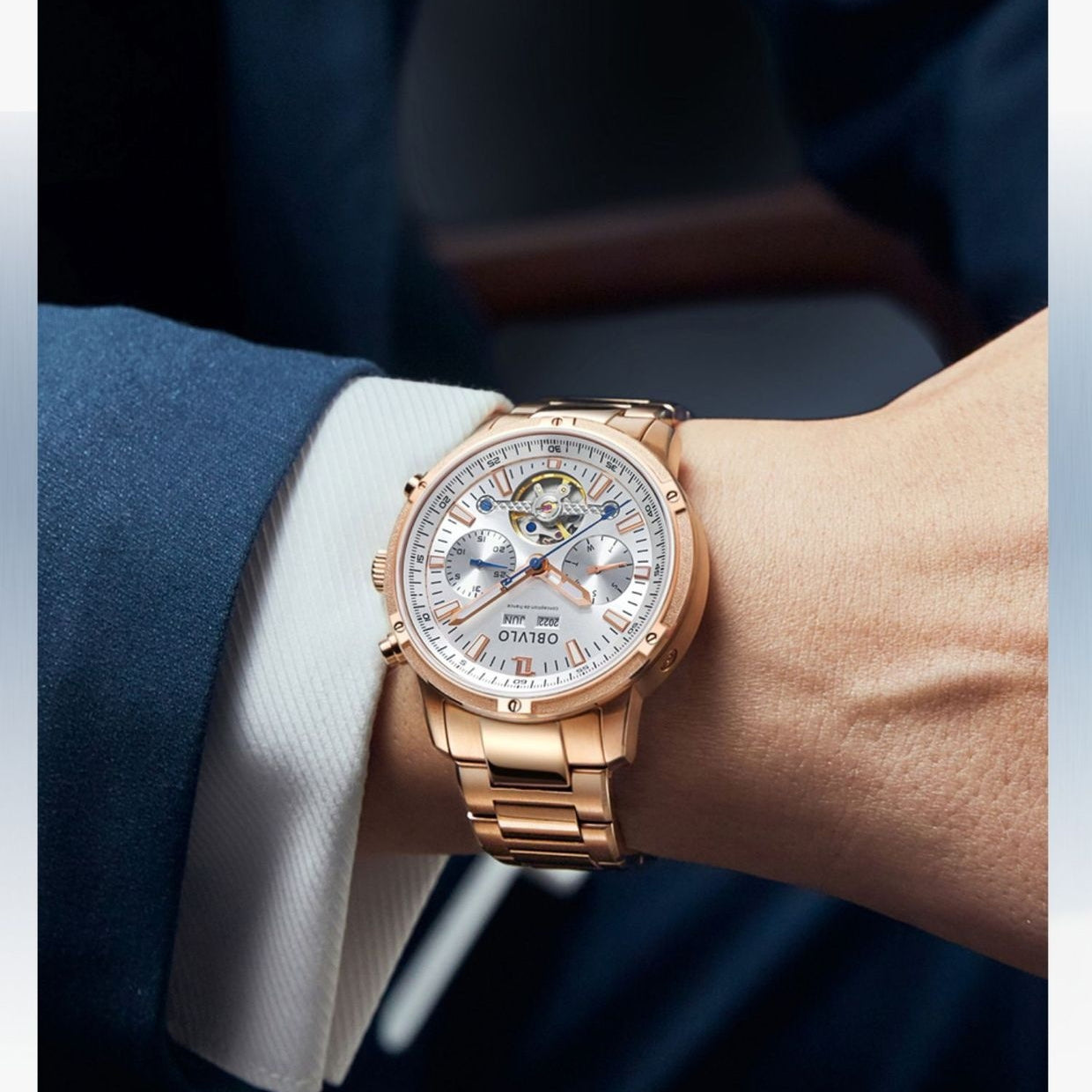 Men's Hollowed Fashion Watch - Multi-functional Style & Elegance - My Store