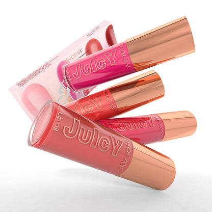 PHOFAY Juicy Lip Oil Set – Hydrating, Glossy & Nourishing Lip Care for Smooth, Shiny Lips | Luminashop