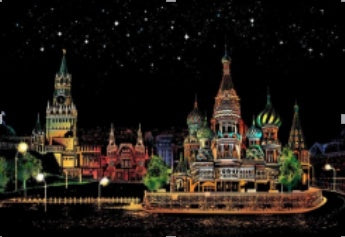 Decorative painting scratch Scraping painting drawing paper world Sightseeing pictures decoration birthday gifts - Lumina shop