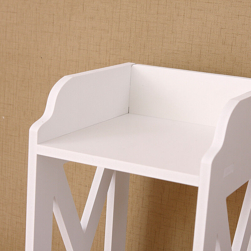 4-Tier Modern Bathroom Cabinet – Wooden Slim Storage Shelf & Cupboard Organizer | Space-Saving Furniture by Luminashop