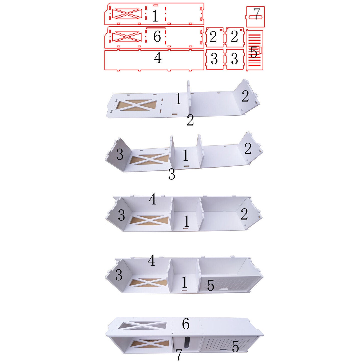 4-Tier Modern Bathroom Cabinet – Wooden Slim Storage Shelf & Cupboard Organizer | Space-Saving Furniture by Luminashop