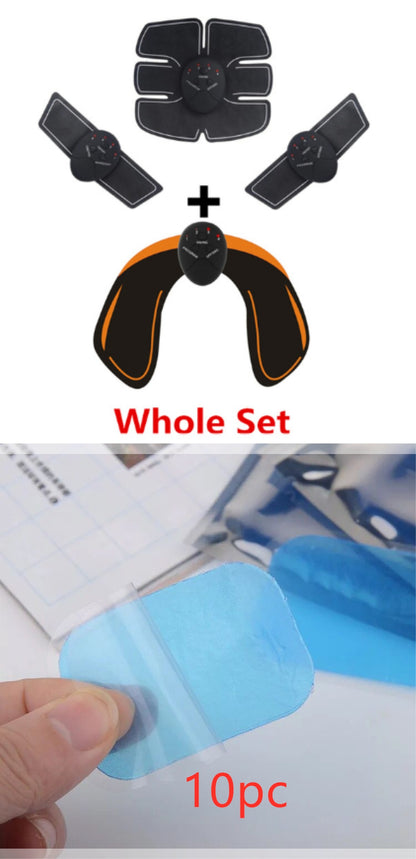 Smart Rechargeable Abdominal Patch – EMS Muscle Stimulator for Abs Toning & Fat Burning Fitness Training | Luminashop