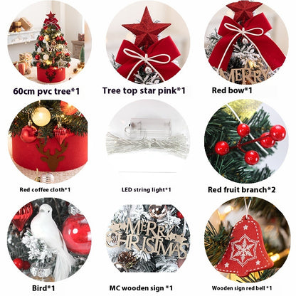 Mini Desktop Christmas Tree – Small Festive Decoration for Home & Office | Luminashop.