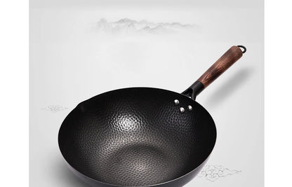 Iron Pan Traditional Iron Wok Handmade - My Store