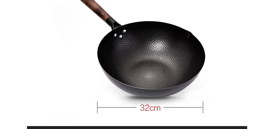 Iron Pan Traditional Iron Wok Handmade - My Store
