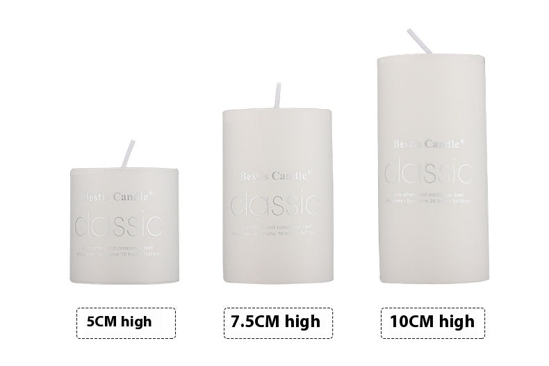 Cylindrical Color Aromatherapy Candle – Smokeless Brilliant Fragrance Candle for Home Décor | Luminashop🌹🕯️