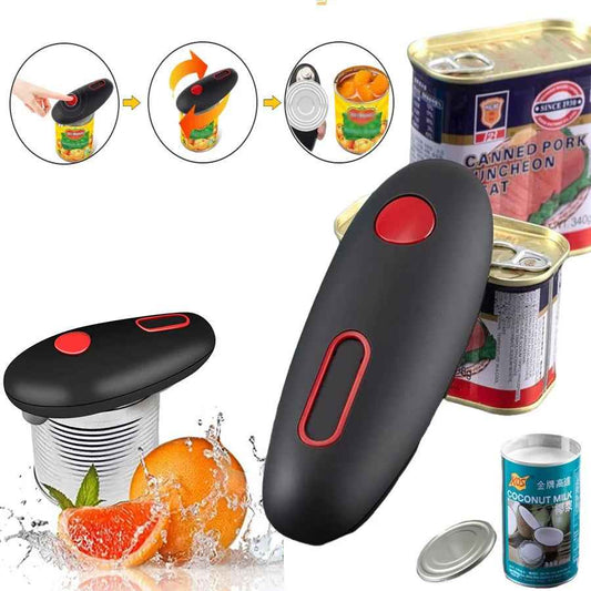 Electric Can Opener Automatic Jar Bottle Can Machine One Touch Portable Kitchen Tool Gadgets