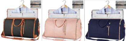 Large Capacity Travel Duffle Bag Women's Handbag Folding Suit Bag Waterproof Clothes Totes - My Store