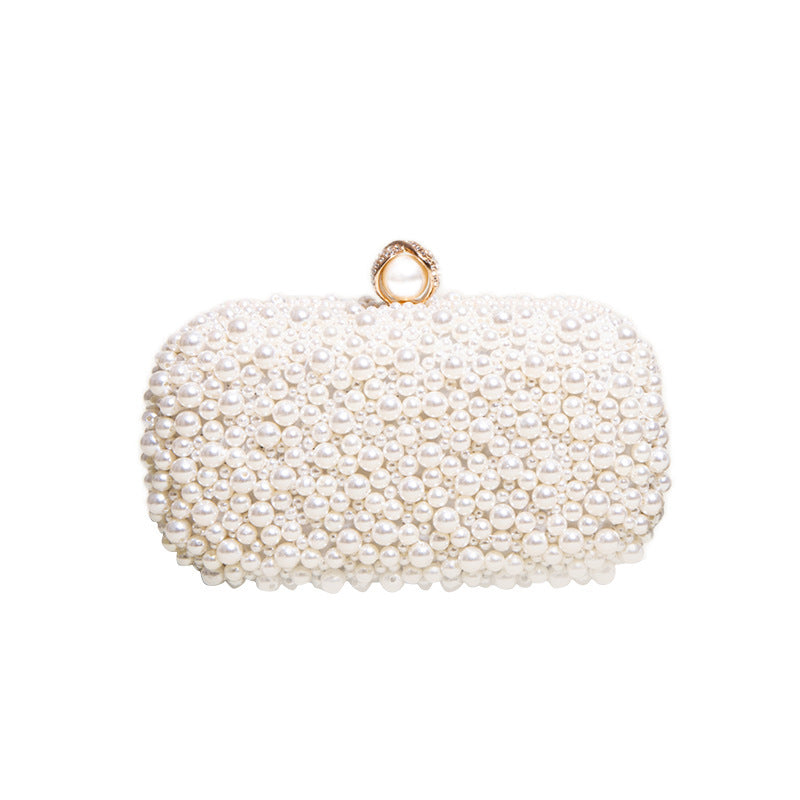Women's Pearl Clutch Bag - Elegant Fashion Clutch for Dinner Events - My Store