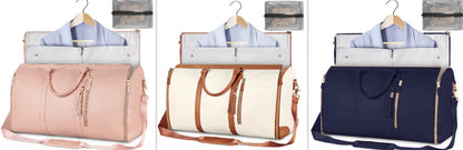 Large Capacity Travel Duffle Bag Women's Handbag Folding Suit Bag Waterproof Clothes Totes - My Store