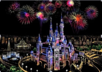 Decorative painting scratch Scraping painting drawing paper world Sightseeing pictures decoration birthday gifts - Lumina shop
