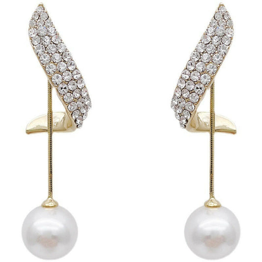 New Trendy High-end Earrings Retro Light Luxury Simple Earrings - Lumina shop