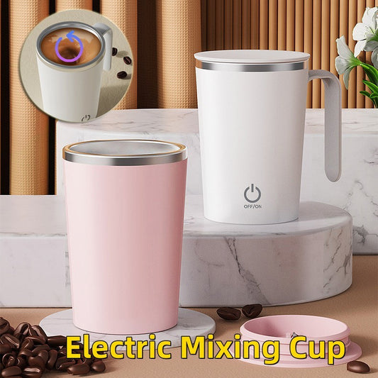 Kitchen Electric Mixing Cup Stirring Coffee Cup Automatic Mixing Mugs Cup Lazy Rotating Magnetic Water Cup - Lumina shop