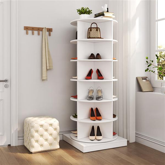 360 Rotating Shoe Cabinet 6 Floors - Lumina shop